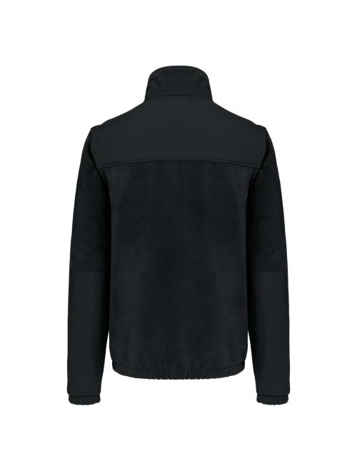 FLEECE JACKET WITH REMOVABLE SLEEVES