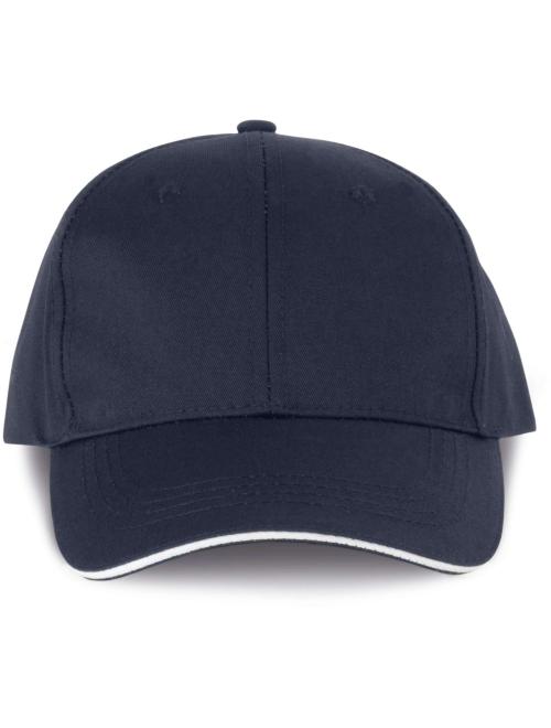 OEKOTEX CERTIFIED 6 PANELS CAP WITH SANDWICH PEAK
