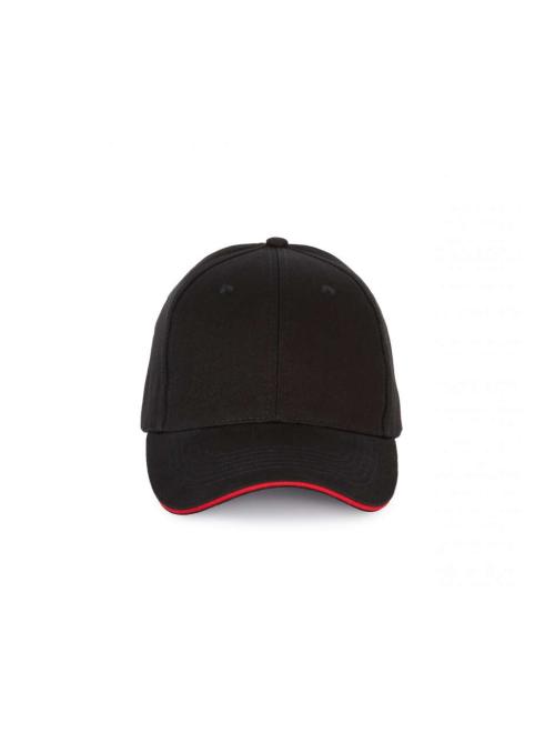 CAP WITH CONTRASTING SANDWICH PEAK - 6PANELS