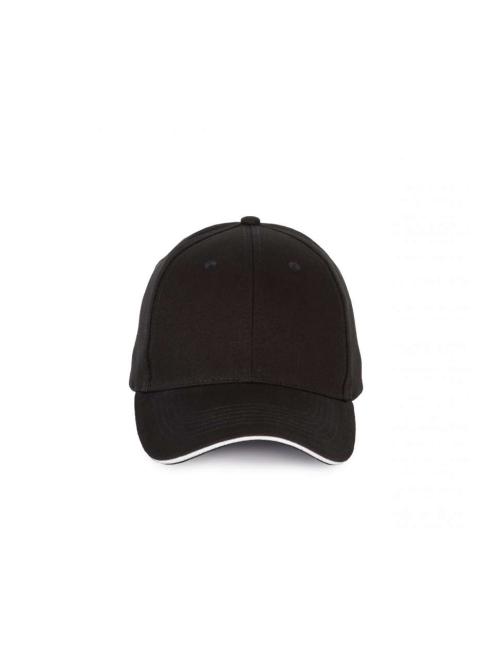 CAP WITH CONTRASTING SANDWICH PEAK - 6PANELS
