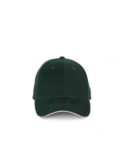 CAP WITH CONTRASTING SANDWICH PEAK - 6PANELS