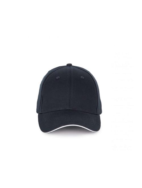 CAP WITH CONTRASTING SANDWICH PEAK - 6PANELS
