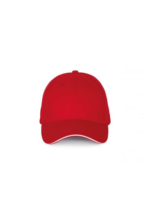 CAP WITH CONTRASTING SANDWICH PEAK - 6PANELS