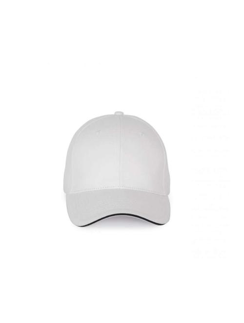CAP WITH CONTRASTING SANDWICH PEAK - 6PANELS