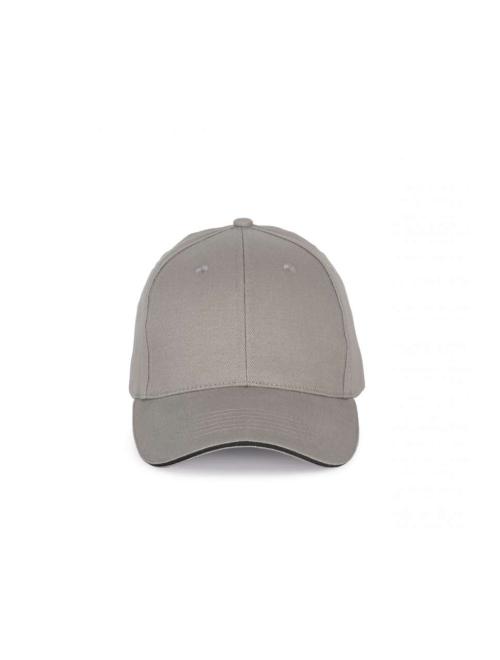 CAP WITH CONTRASTING SANDWICH PEAK - 6PANELS