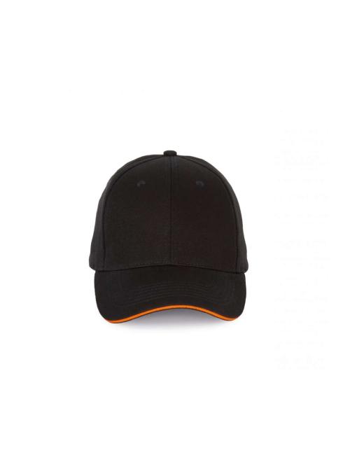 CAP WITH CONTRASTING SANDWICH PEAK - 6PANELS