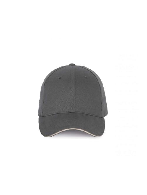 CAP WITH CONTRASTING SANDWICH PEAK - 6PANELS