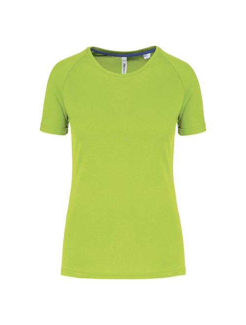 LADIES' RECYCLED ROUND NECK SPORTS T-SHIRT