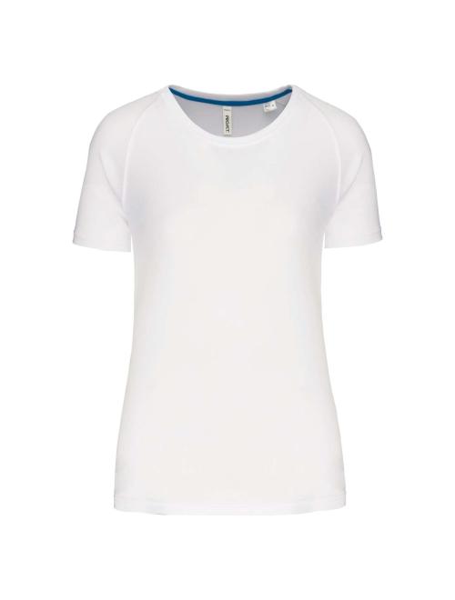 LADIES' RECYCLED ROUND NECK SPORTS T-SHIRT