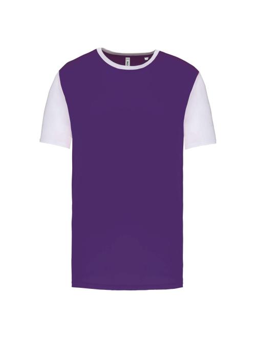 ADULTS' BICOLOUR SHORT-SLEEVED T-SHIRT