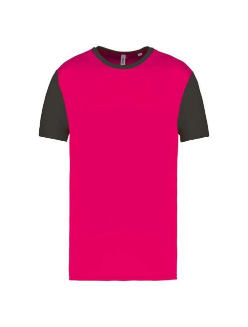 ADULTS' BICOLOUR SHORT-SLEEVED T-SHIRT