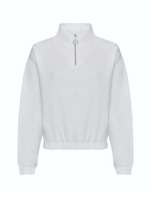 WOMEN'S CROPPED 1/4 ZIP SWEAT