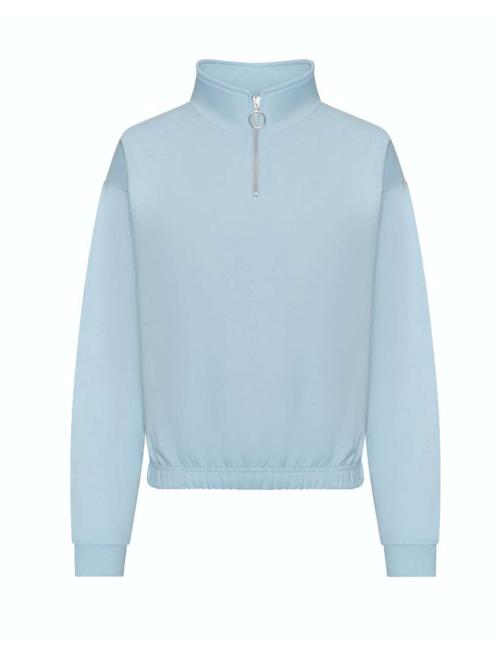 WOMEN'S CROPPED 1/4 ZIP SWEAT
