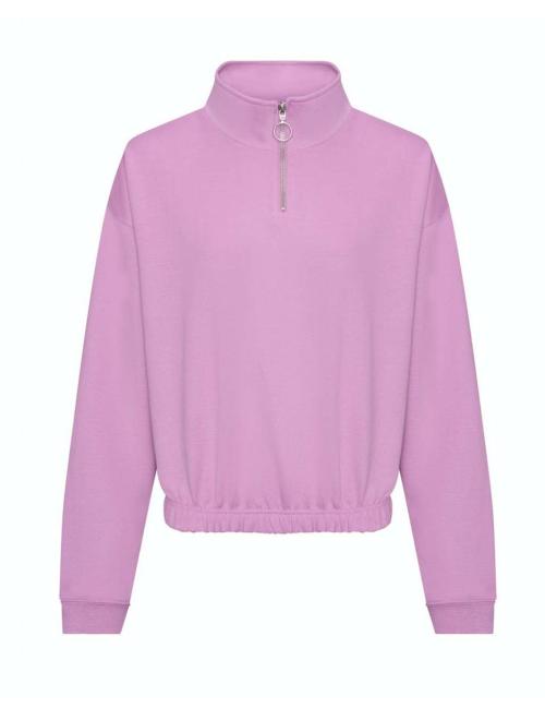 WOMEN'S CROPPED 1/4 ZIP SWEAT
