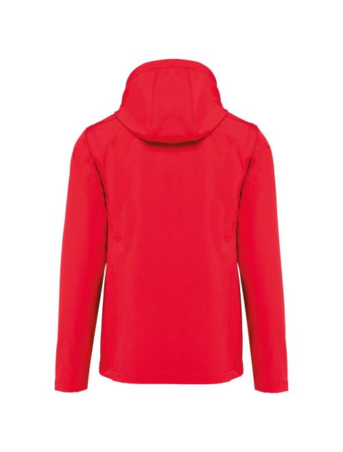 UNISEX 3-LAYER SOFTSHELL HOODED JACKET WITH REMOVABLE SLEEVES UNISEX 3-LAYER SOFTSHELL HOODED JACKET WITH REMOVABLE SLEEVES