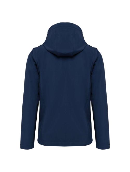 UNISEX 3-LAYER SOFTSHELL HOODED JACKET WITH REMOVABLE SLEEVES UNISEX 3-LAYER SOFTSHELL HOODED JACKET WITH REMOVABLE SLEEVES