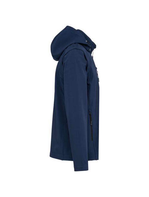 UNISEX 3-LAYER SOFTSHELL HOODED JACKET WITH REMOVABLE SLEEVES UNISEX 3-LAYER SOFTSHELL HOODED JACKET WITH REMOVABLE SLEEVES