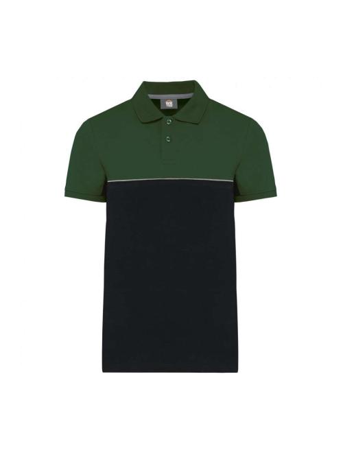UNISEX ECO-FRIENDLY TWO-TONE SHORT SLEEVE POLO SHIRT UNISEX ECO-FRIENDLY TWO-TONE SHORT SLEEVE POLO SHIRT