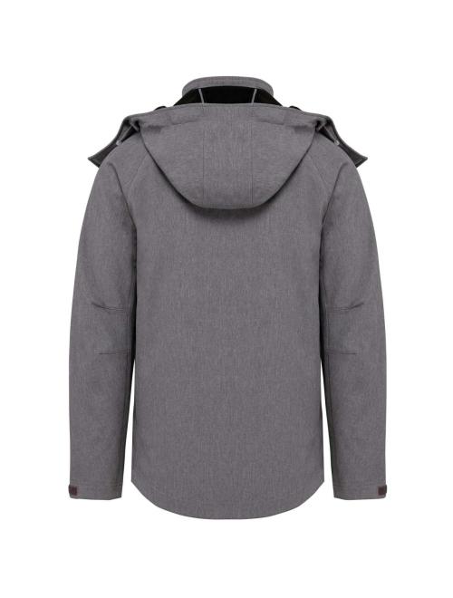 MEN'S HOODED SOFTSHELL JACKET