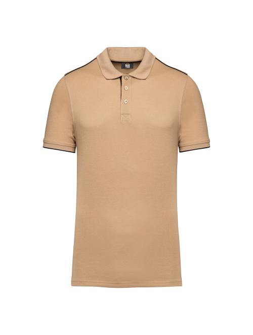 MEN'S SHORT-SLEEVED CONTRASTING DAYTODAY POLO SHIRT