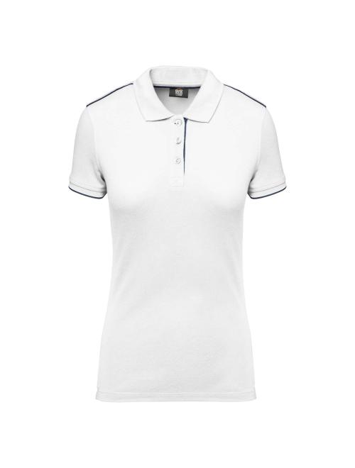 LADIES' SHORT-SLEEVED CONTRASTING DAYTODAY POLO SHIRT
