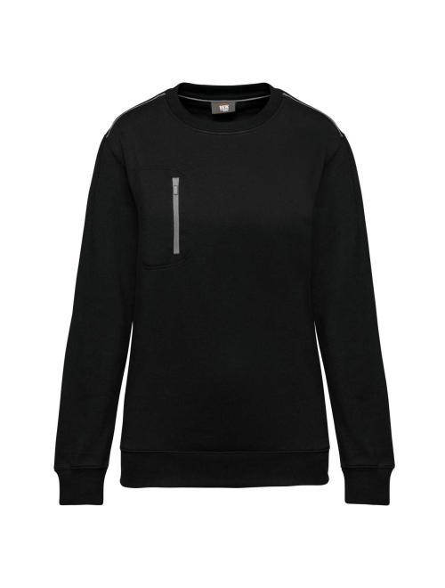 UNISEX DAYTODAY CONTRASTING POCKET SWEATSHIRT
