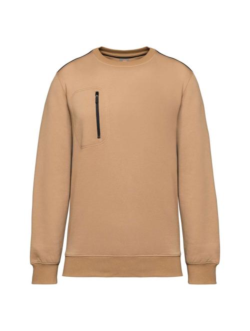 UNISEX DAYTODAY CONTRASTING POCKET SWEATSHIRT