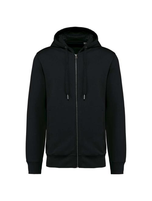 UNISEX ECO-FRIENDLY FRENCH TERRY ZIPPED HOODED SWEATSHIRT