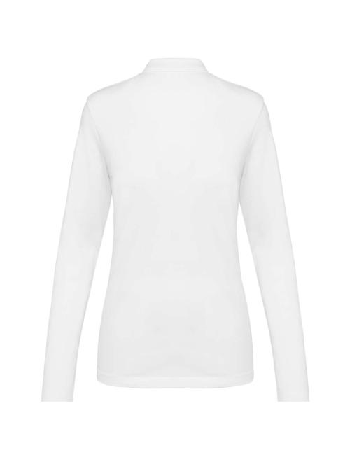 LADIES' LONG-SLEEVED SUPIMA® POLO SHIRT