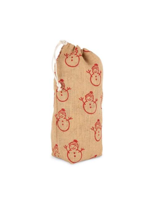 BOTTLE CARRIER WITH CHRISTMAS PATTERNS