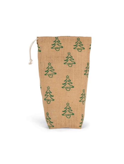 BOTTLE CARRIER WITH CHRISTMAS PATTERNS