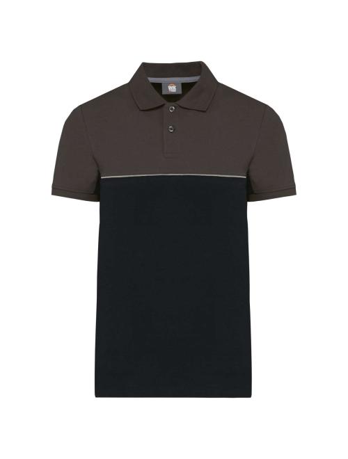 UNISEX ECO-FRIENDLY TWO-TONE SHORT SLEEVE POLO SHIRT UNISEX ECO-FRIENDLY TWO-TONE SHORT SLEEVE POLO SHIRT