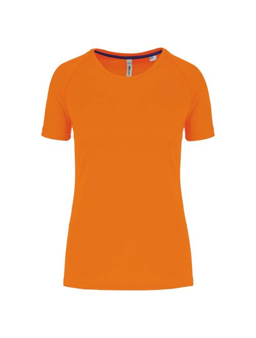 LADIES' RECYCLED ROUND NECK SPORTS T-SHIRT