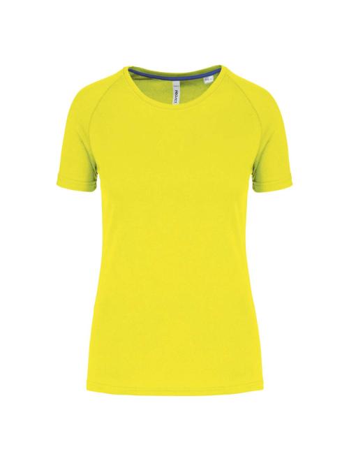 LADIES' RECYCLED ROUND NECK SPORTS T-SHIRT