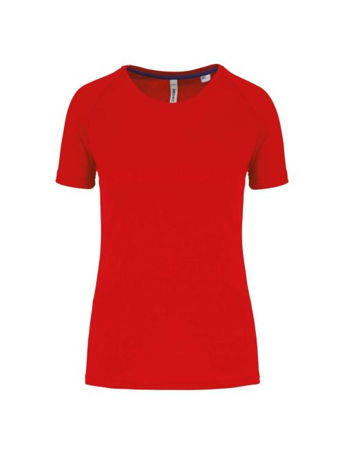 LADIES' RECYCLED ROUND NECK SPORTS T-SHIRT