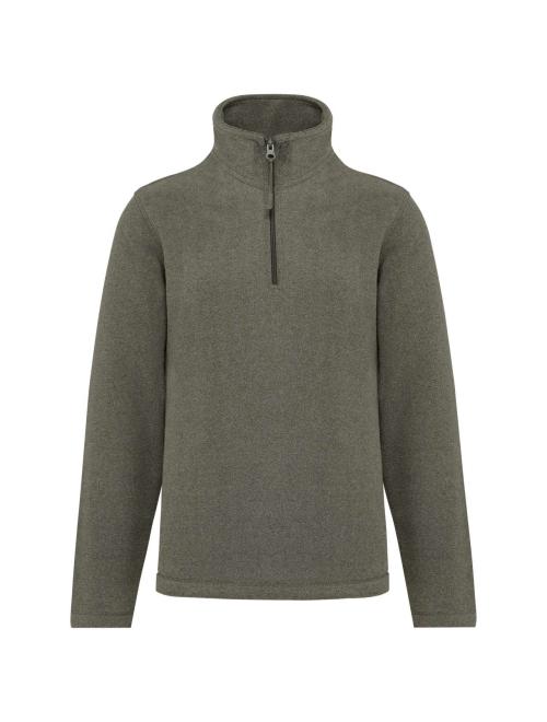 ENZO - ZIP NECK MICROFLEECE JACKET