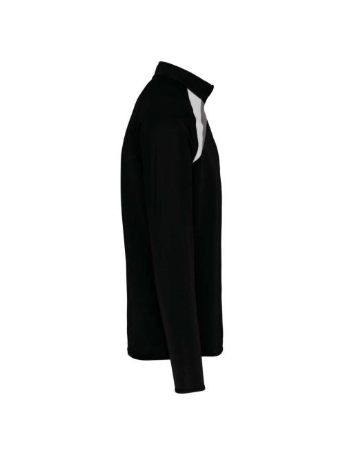 ADULTS' ZIP NECK TRAINING TOP