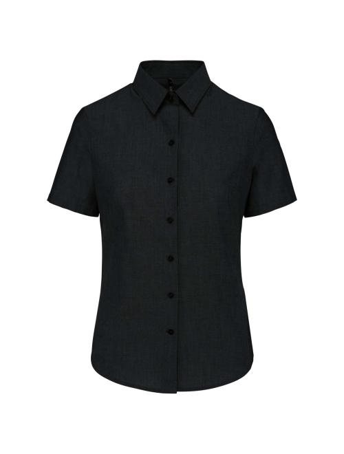 LADIES' SHORT-SLEEVED OXFORD SHIRT LADIES' SHORT-SLEEVED OXFORD SHIRT