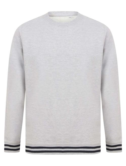 SWEAT WITH STRIPE CUFFS