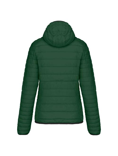 LADIES' LIGHTWEIGHT HOODED PADDED JACKET LADIES' LIGHTWEIGHT HOODED PADDED JACKET