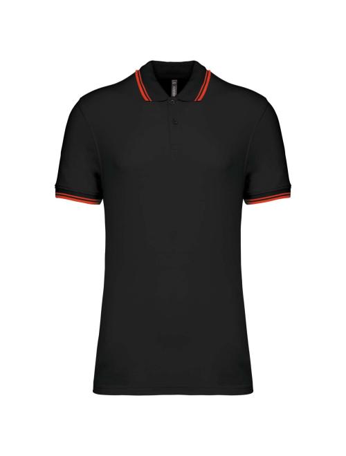 MEN'S 2 STRIPED SHORT SLEEVED POLOSHIRT MEN'S 2 STRIPED SHORT SLEEVED POLOSHIRT