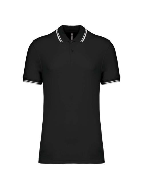 MEN'S 2 STRIPED SHORT SLEEVED POLOSHIRT MEN'S 2 STRIPED SHORT SLEEVED POLOSHIRT