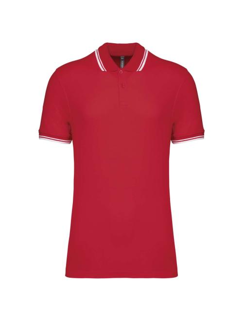 MEN'S 2 STRIPED SHORT SLEEVED POLOSHIRT MEN'S 2 STRIPED SHORT SLEEVED POLOSHIRT