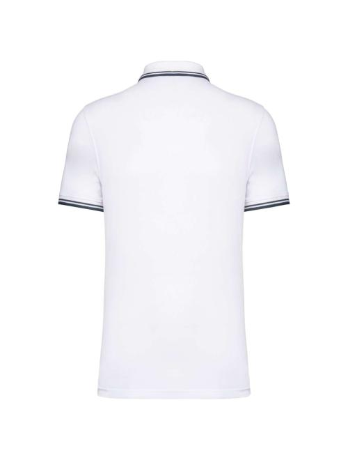 MEN'S 2 STRIPED SHORT SLEEVED POLOSHIRT MEN'S 2 STRIPED SHORT SLEEVED POLOSHIRT