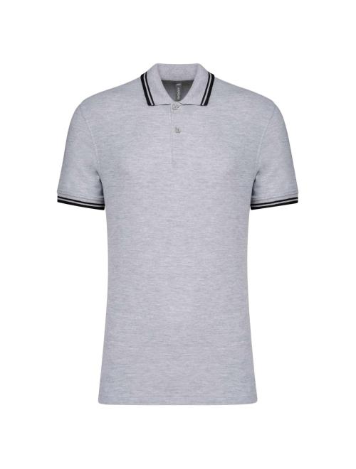 MEN'S 2 STRIPED SHORT SLEEVED POLOSHIRT MEN'S 2 STRIPED SHORT SLEEVED POLOSHIRT
