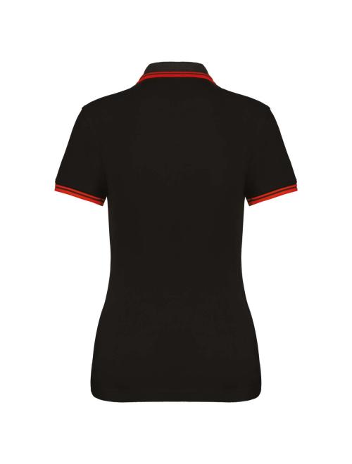 LADIE'S 2 STRIPED SHORT SLEEVED POLOSHIRT LADIE'S 2 STRIPED SHORT SLEEVED POLOSHIRT