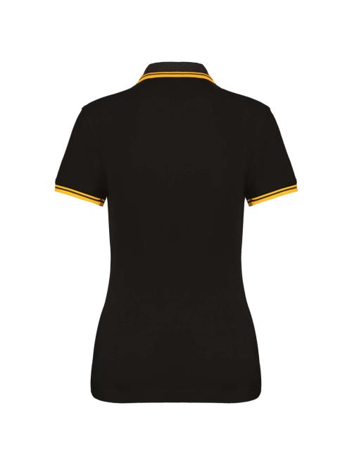 LADIE'S 2 STRIPED SHORT SLEEVED POLOSHIRT LADIE'S 2 STRIPED SHORT SLEEVED POLOSHIRT