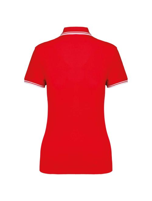 LADIE'S 2 STRIPED SHORT SLEEVED POLOSHIRT LADIE'S 2 STRIPED SHORT SLEEVED POLOSHIRT