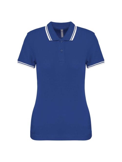 LADIE'S 2 STRIPED SHORT SLEEVED POLOSHIRT LADIE'S 2 STRIPED SHORT SLEEVED POLOSHIRT