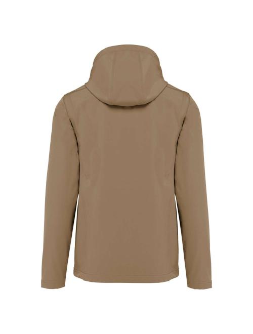 UNISEX 3-LAYER SOFTSHELL HOODED JACKET WITH REMOVABLE SLEEVES UNISEX 3-LAYER SOFTSHELL HOODED JACKET WITH REMOVABLE SLEEVES